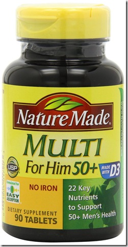 Nature Made 50+ 中老年男性复合维生素90片 S&S+coupon后.83 - 第1张  | 淘她喜欢